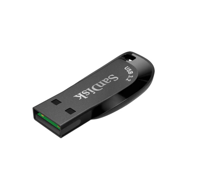 SanDisk Ultra Shift USB 3.2 Gen 1 Flash Drive - 64GB (Black) (SDCZ410–064G–G46)