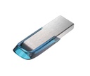 SanDisk Ultra Flair USB 3.0 Flash Drive - 128GB (Blue) (SDCZ73–128G–G46B)
