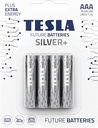 تسلا بطارية  ايه ايه ايه فضي  -  LR03/1.5 فولت، عبوة من 4 قطع