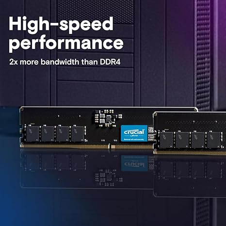 Crucial 8GB DDR5-5600 UDIMM RAM (CT8G56C46U5)