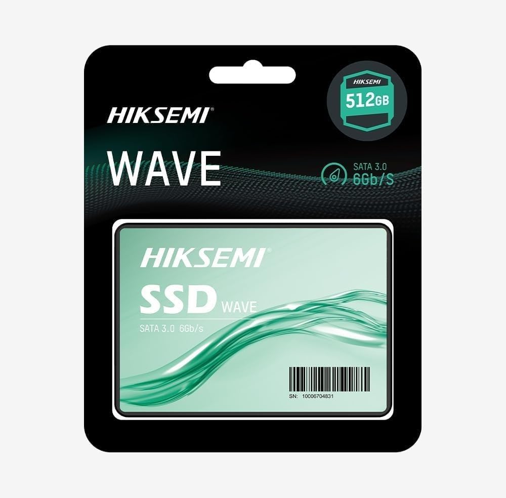 Hikvision HIKSEMI WAVE(S) SATA SSD Solid State Drive 2.5 Inch Sata3-256GB Up to 530MB/s (HS–SSD–WAVE–S–256G) 