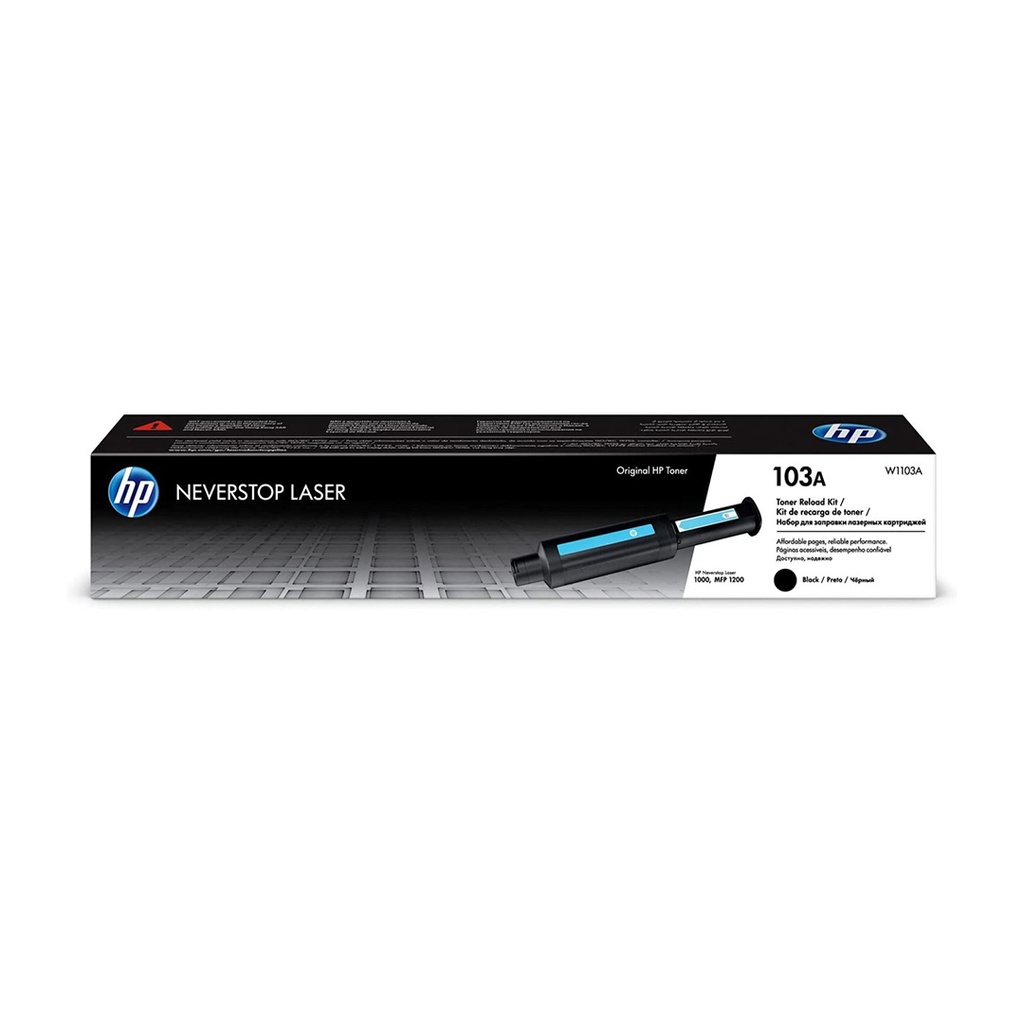 HP 103A Black Laser Refill Kit Toner Cartridge (W1103A)