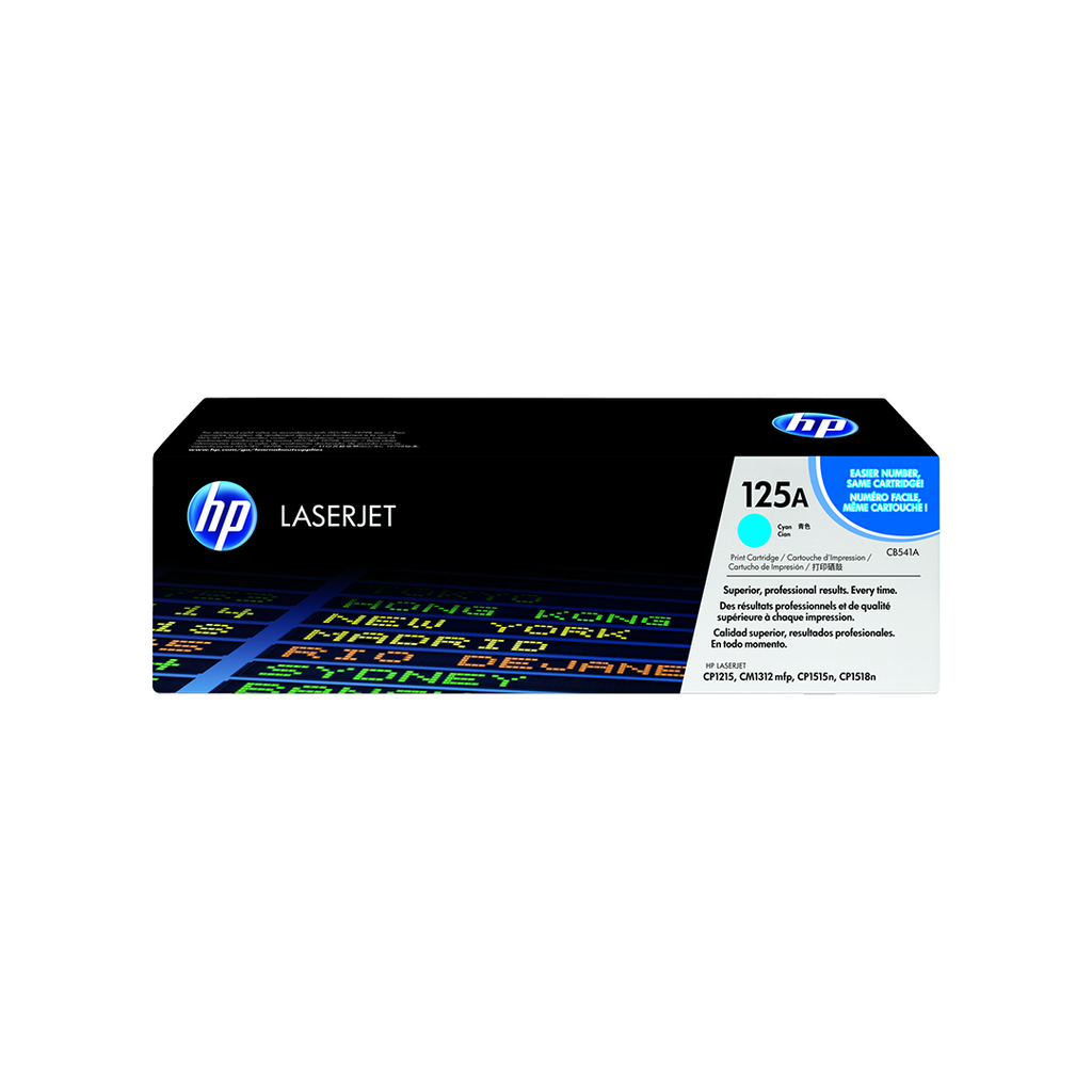 HP 125A Cyan Toner Cartridge (CB541A)