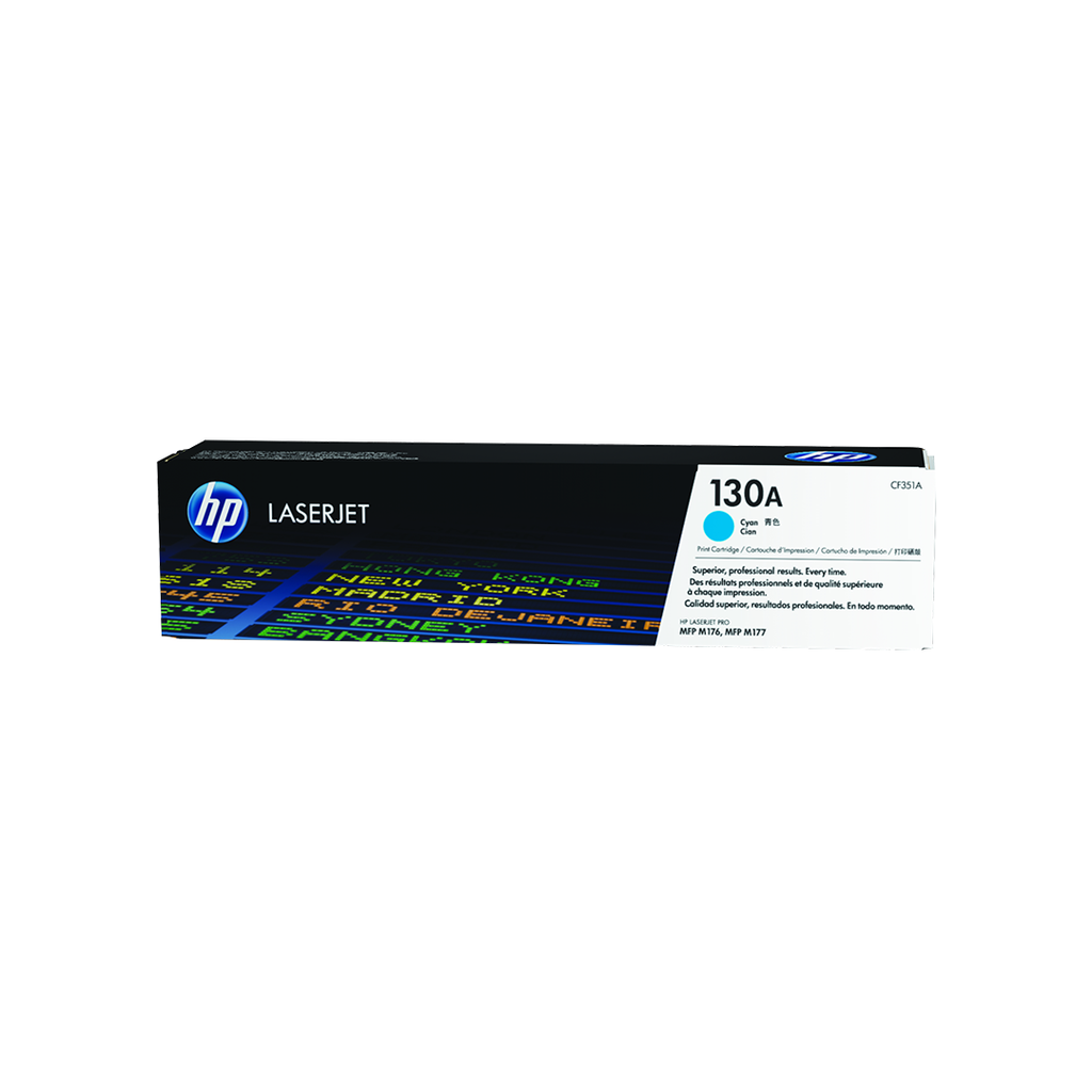 HP 130A Cyan Toner Cartridge (CF351A)
