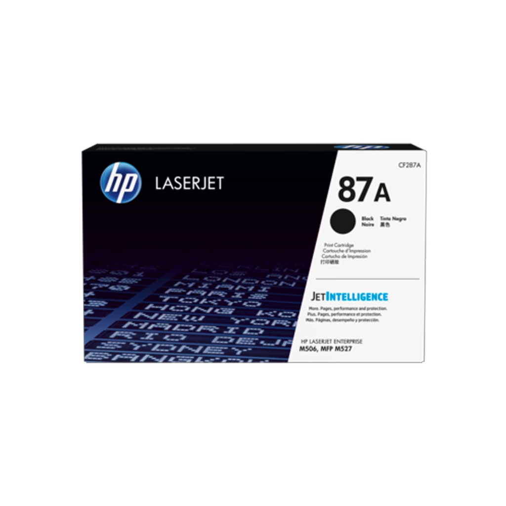 HP 87A Black Original LaserJet Toner Cartridge (CF287A)