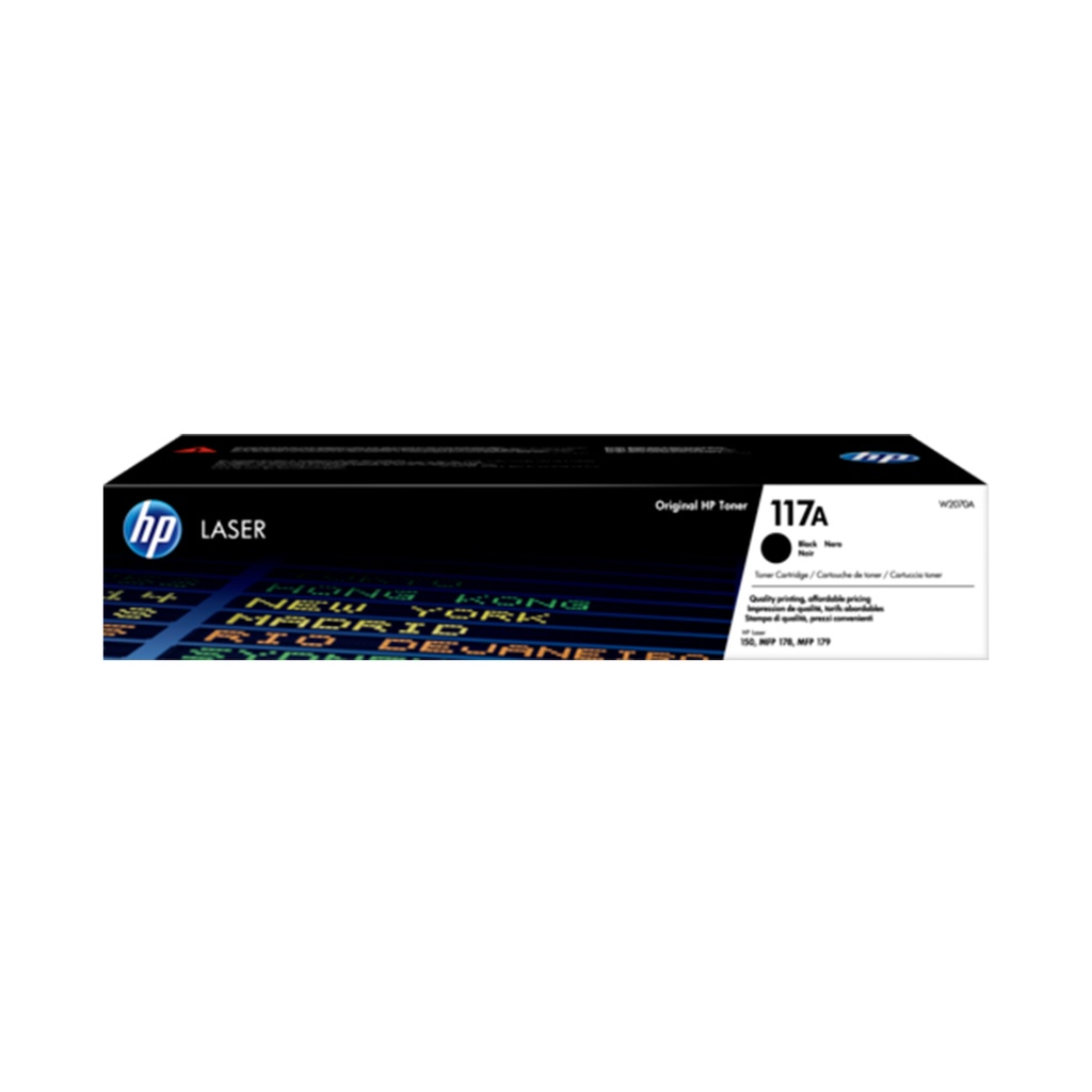 HP 117a Black Laser Toner Cartridge (W2070A)