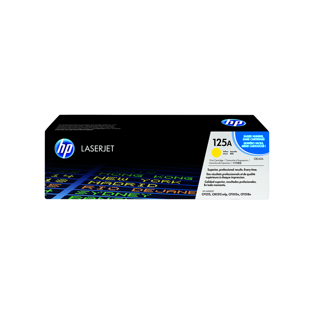 HP 125A Yellow Toner Cartridge (CB542A)