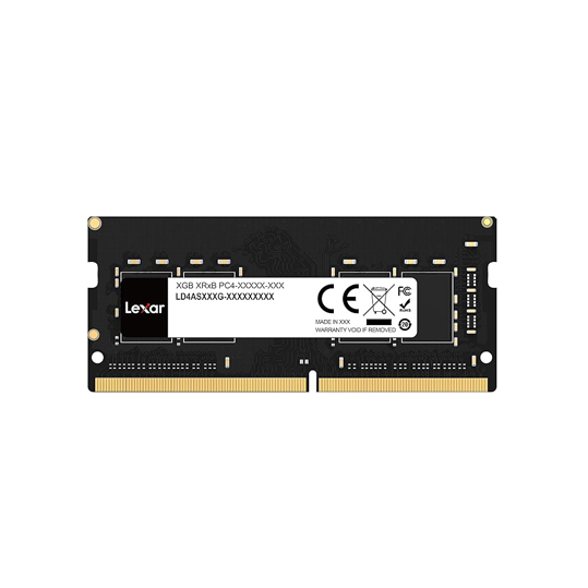 Lexar SODIMM DDR4 RAM 16GB 3200 MHz, 260-Pin SODIMM Laptop Memory (LD4AS016G–B3200GSST)