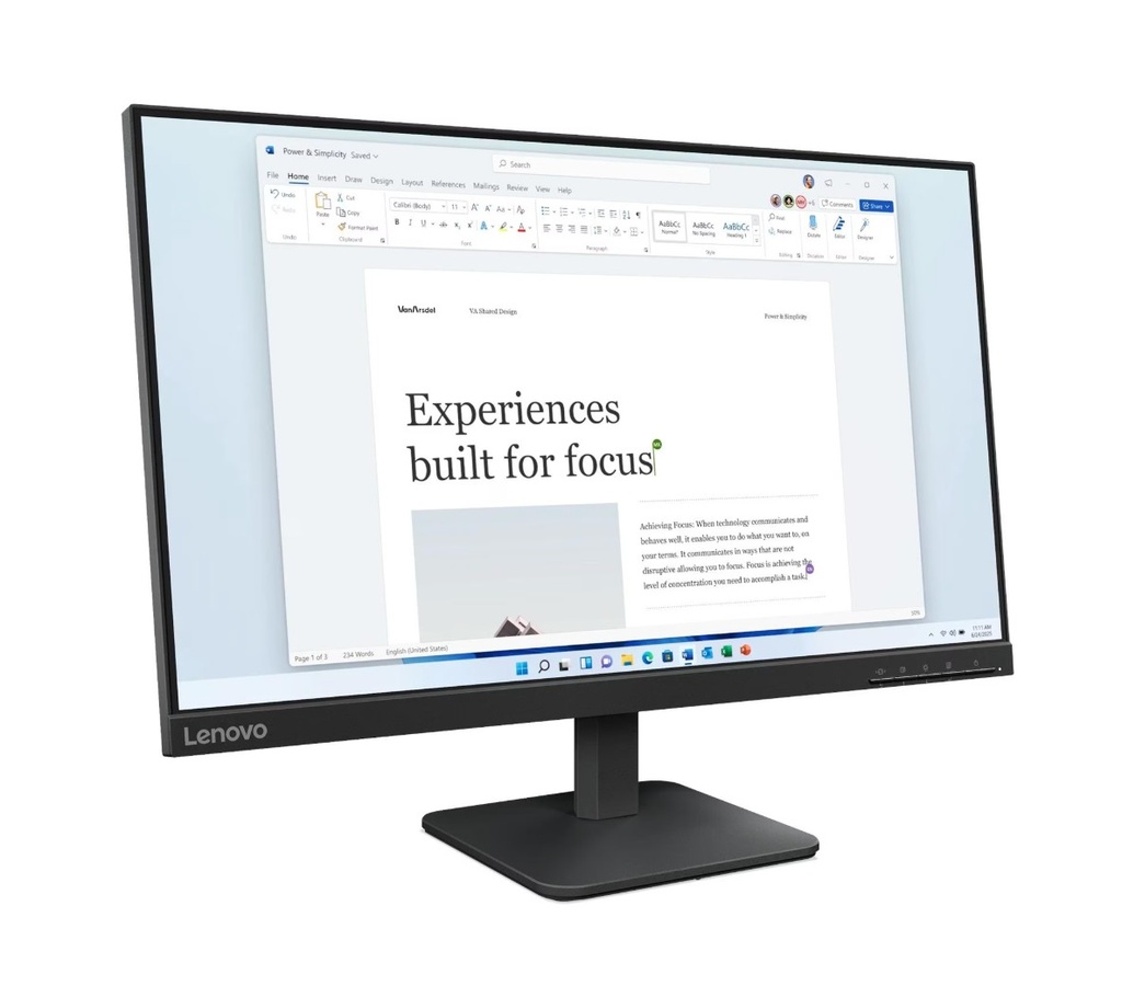 Lenovo 23.8" Inch L24-4e FHD Monitor (68C2KAC1SD)