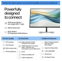 HP Series 5 Pro 23.8 inch FHD USB-C Monitor - 524pu (9D9V7AA) 
