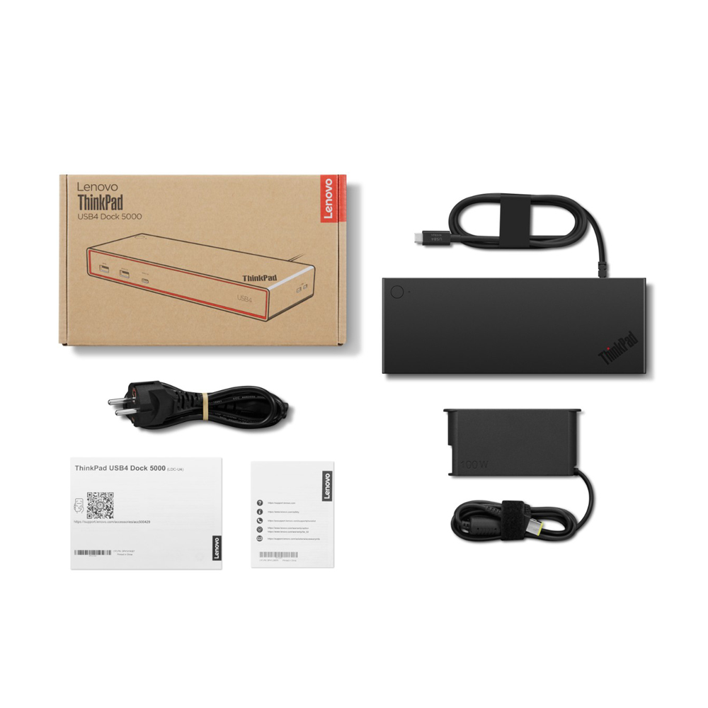 Lenovo ThinkPad USB4 Dock 5000 (100W Adapter)