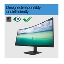 HP 34" P34hc G4 WQHD USB-C Curved Monitor  (21Y56AS)