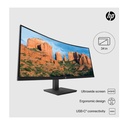 HP 34" P34hc G4 WQHD USB-C Curved Monitor  (21Y56AS)