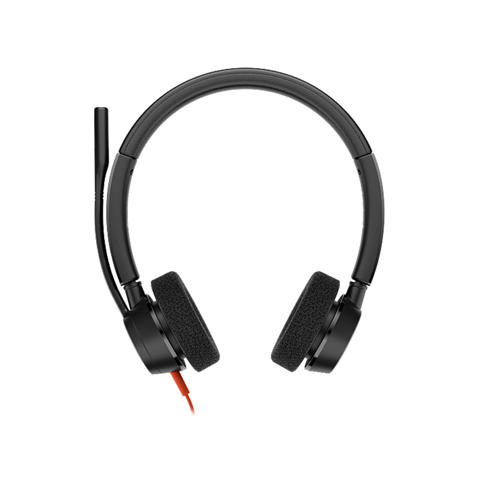 Poly Blackwire 3320 Stereo Microsoft Teams Certified USB-C Headset +USB-C/A Adapter (8X220AA) 