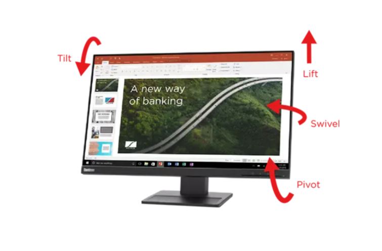 Lenovo 23.8" Inch ThinkVision E24q-20 QHD Monitor (62CFGAT1UK)