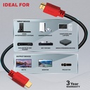 HDMI 2 Mtr with Ethernet (HC000001/HDM/2M/BLK) 