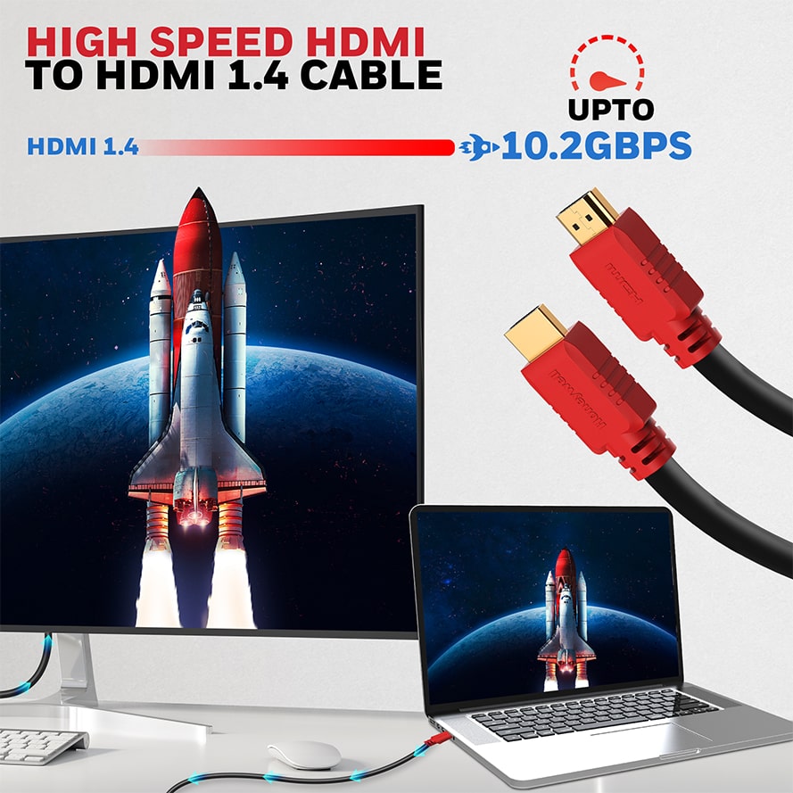 HDMI 2 Mtr with Ethernet (HC000001/HDM/2M/BLK) 