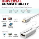 Honeywell HDMI to Mini Display port cable-White (HC000002/ADP/WHT)