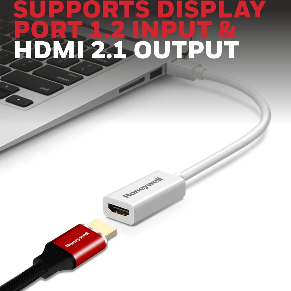 Honeywell HDMI to Mini Display port cable-White (HC000002/ADP/WHT)