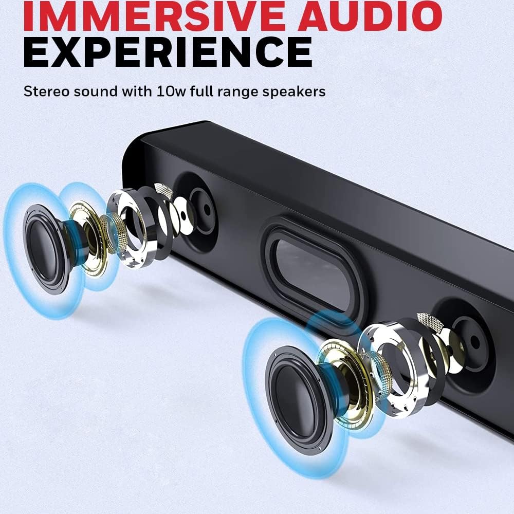 Honeywell Moxie V500 Soundbar (HC000255/AUD/SB/V500/BLK)