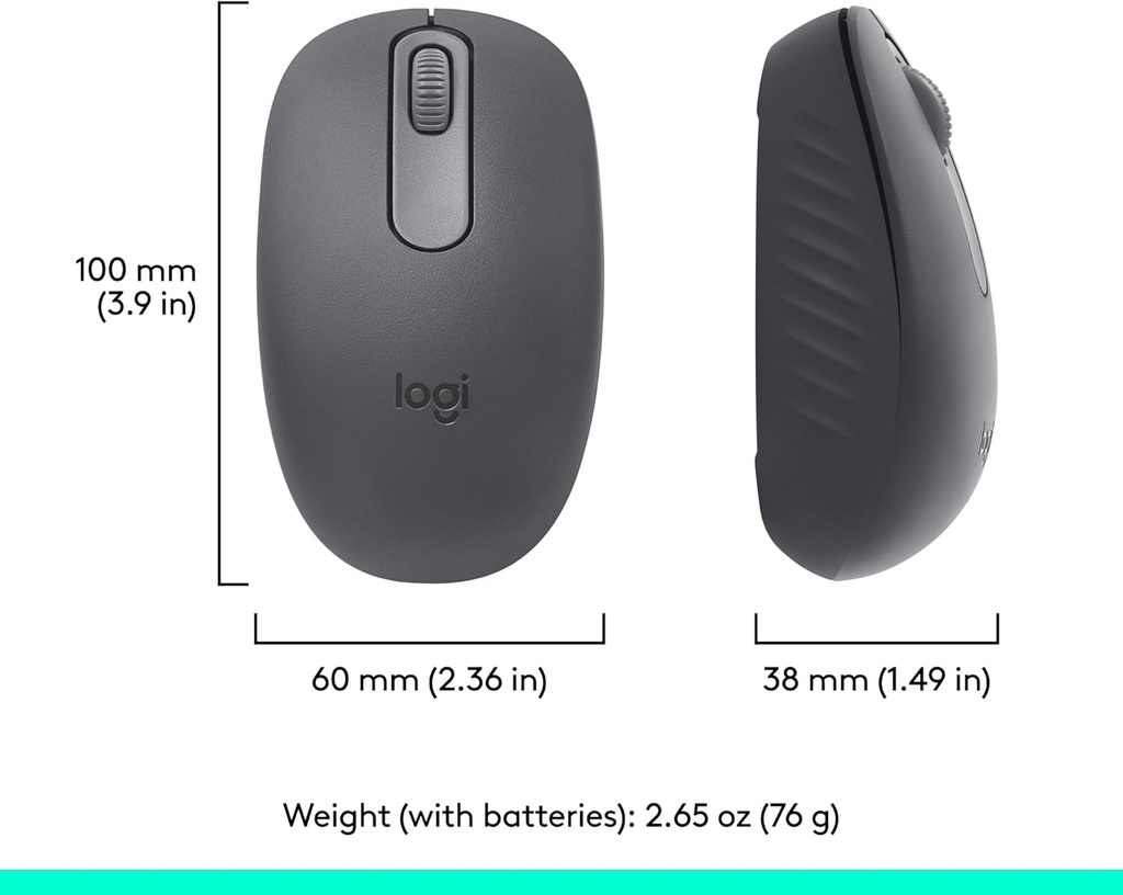 Logitech M196 Bluetooth Wireless Mouse (910-007459) 