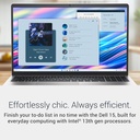 Dell 15 Laptop DC15250 Core I7–1355U, 16GB DDR4, 512GB SSD (DC15250)