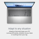 Dell 15 Laptop DC15250 Core I7–1355U, 16GB DDR4, 512GB SSD (DC15250)