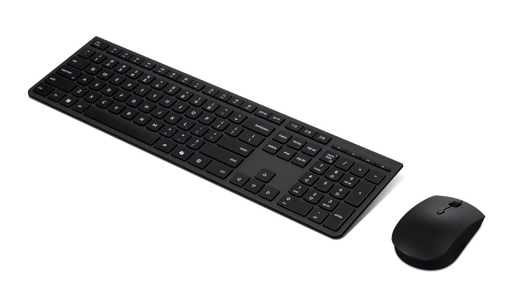 Lenovo Professional Wireless Rechargeable Combo Keyboard and Mouse-Arabic (4X31R64353)