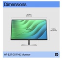 HP 27" Inch E27 G5 FHD Monitor (6N4E2AA#A2N)
