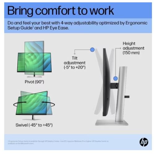 HP 27" Inch E27 G5 FHD Monitor (6N4E2AA#A2N)