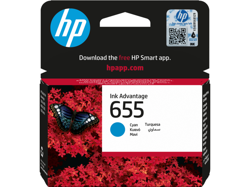 اتش بي خرطوشة حبر  655 سماوي