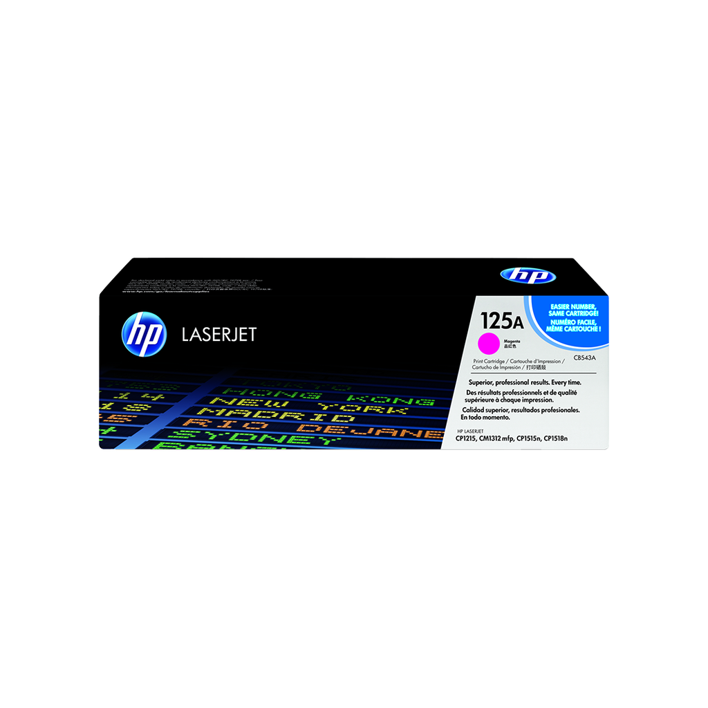 HP 125A Magenta Toner Cartridge (CB543A)