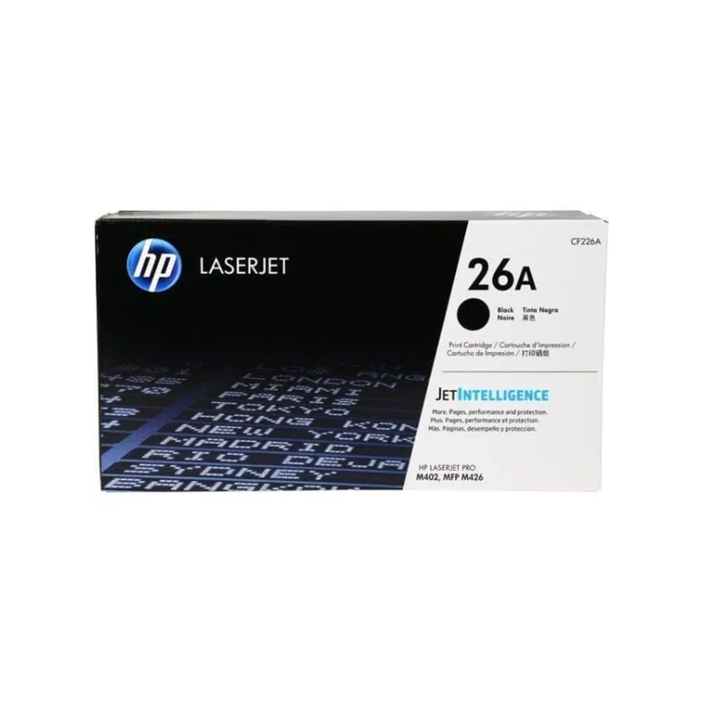 HP 26A Black For M402/426 Toner Cartridge (CF226A)