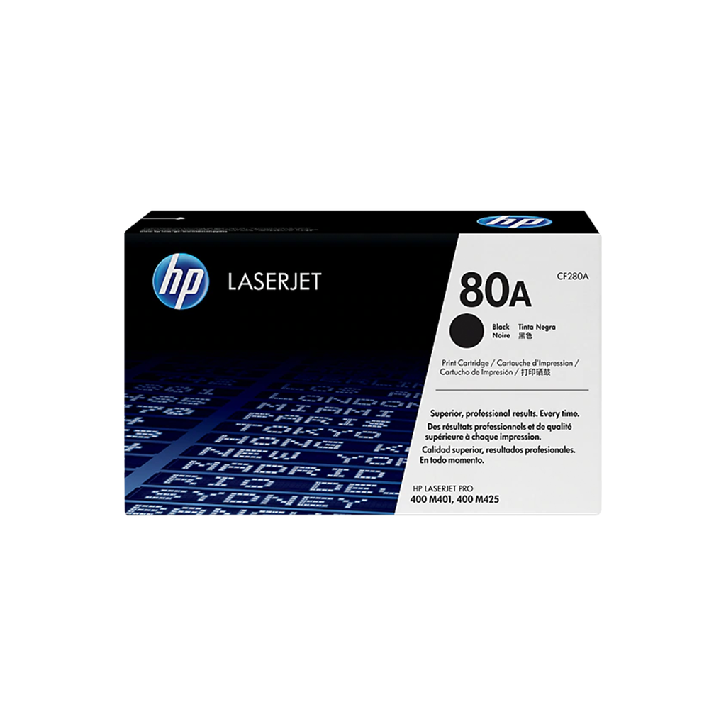 HP 80A Black Toner Cartridge (CF280A)