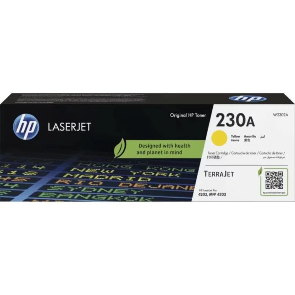 HP 230A Yellow Original LaserJet Toner Cartridge (W2302A)