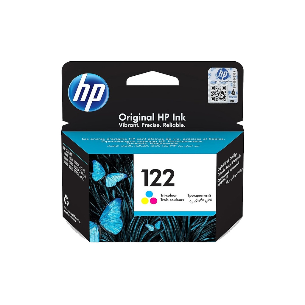 HP 122 Tri-Colour Ink Cartridge (CH562HK)