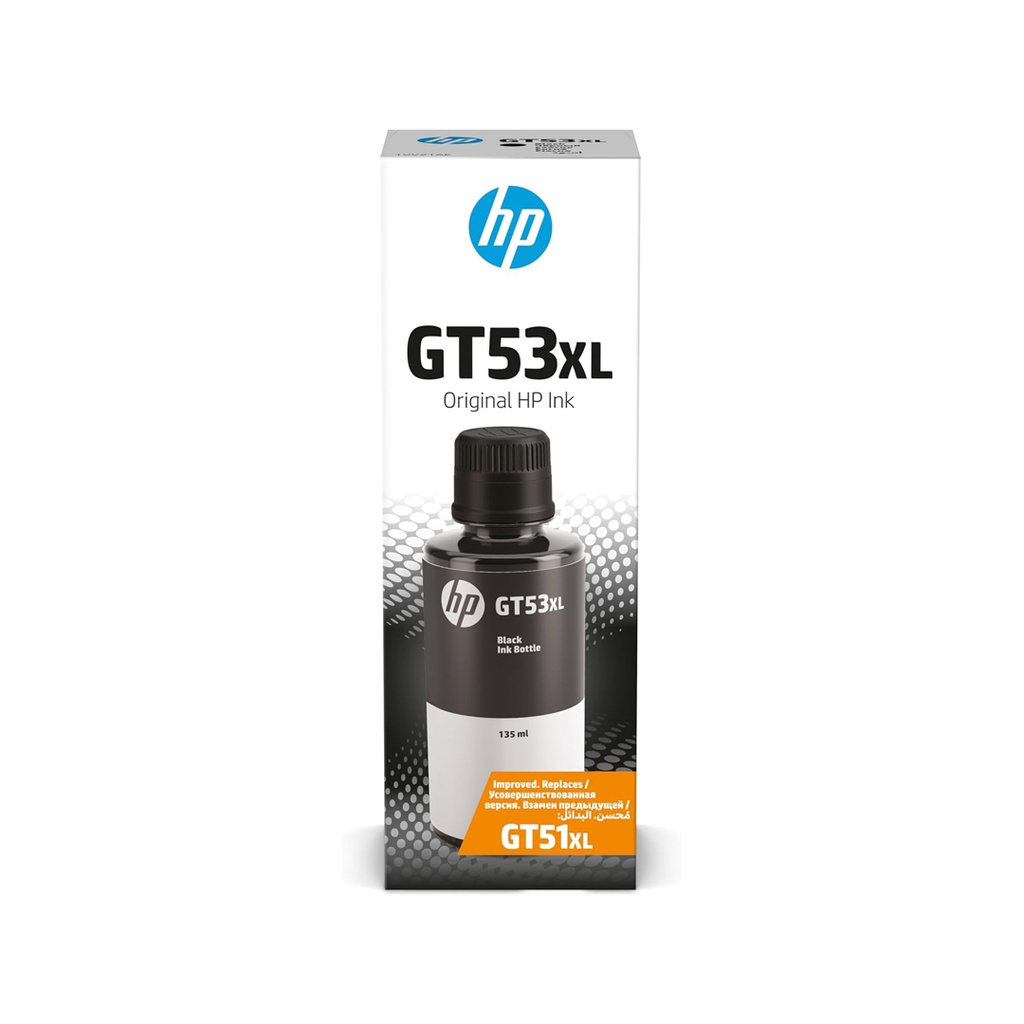 HP GT53XL Black Original 135-ml Ink (1VV21AE)