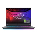 لابتوب الألعاب اسوس ROG Strix بمعالج Core i9-14900HX، وبطاقة رسومات RTX 5060 بسعة 8 جيجابايت، وذاكرة تخزين 16 جيجابايت، وقرص SSD بسعة 1 تيرابايت (90NR0LB1–M008J0)