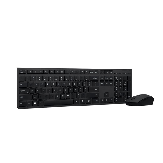 Lenovo Professional Wireless Rechargeable Combo Keyboard and Mouse-Arabic (4X31R64353)
