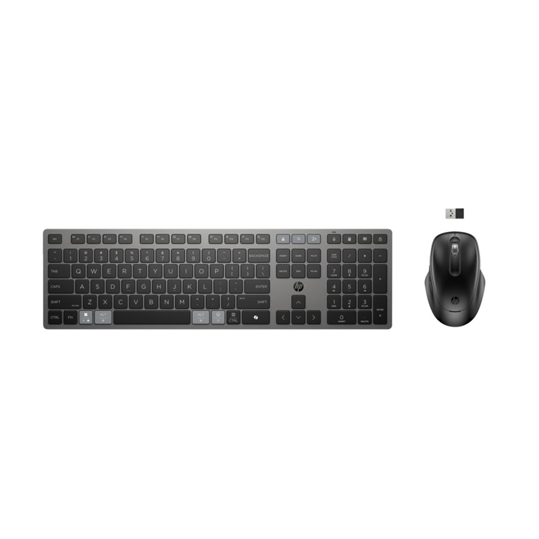 HP 725 Multi-Device Rechargeable Wireless Keyboard and Mouse Combo (9T5B0UT)