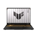 لابتوب الألعاب ASUS TUF F16 بمعالج Core i7-14650HX، وبطاقة رسومات RTX 5050 بسعة 8 جيجابايت، وذاكرة وصول عشوائي بسعة 16 جيجابايت، وقرص SSD بسعة 512 جيجابايت، ونظام تشغيل Windows 11 (FX608JHR-RV057W)