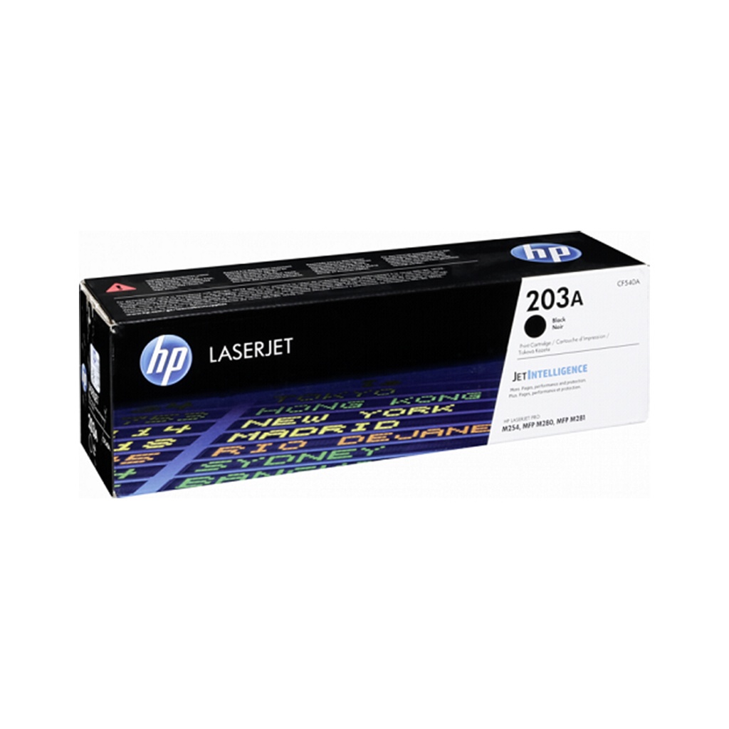 HP 203A Black LaserJet Toner Cartridge (CF540A)