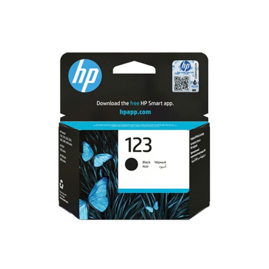 HP 123 Black Original Ink (F6V17AE)