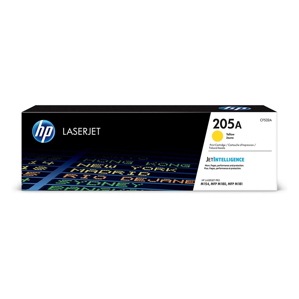 HP 205A Yellow Original LaserJet Toner Cartridge (CF532A)