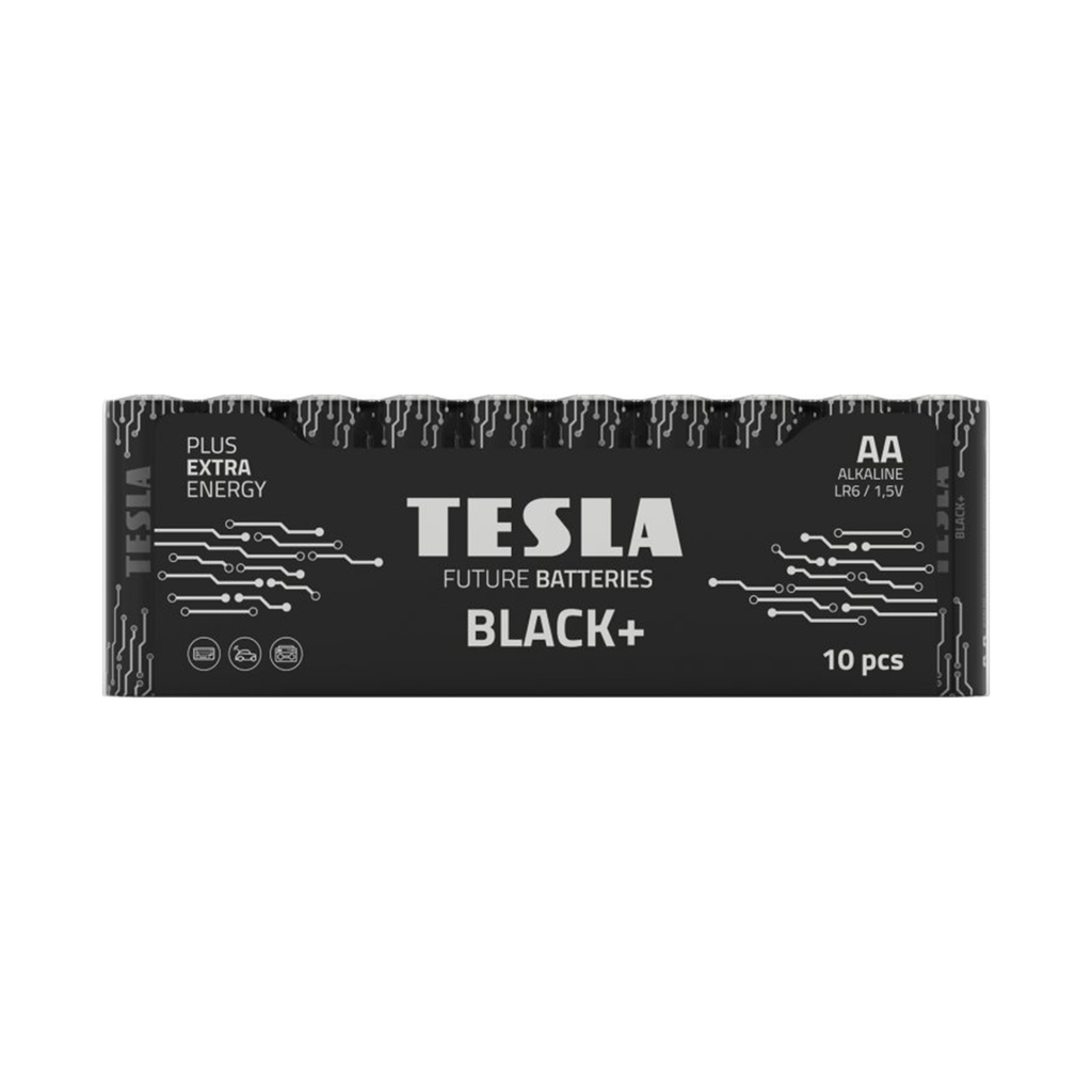 TESLA Dry Battery AA Black 10PCS LR06