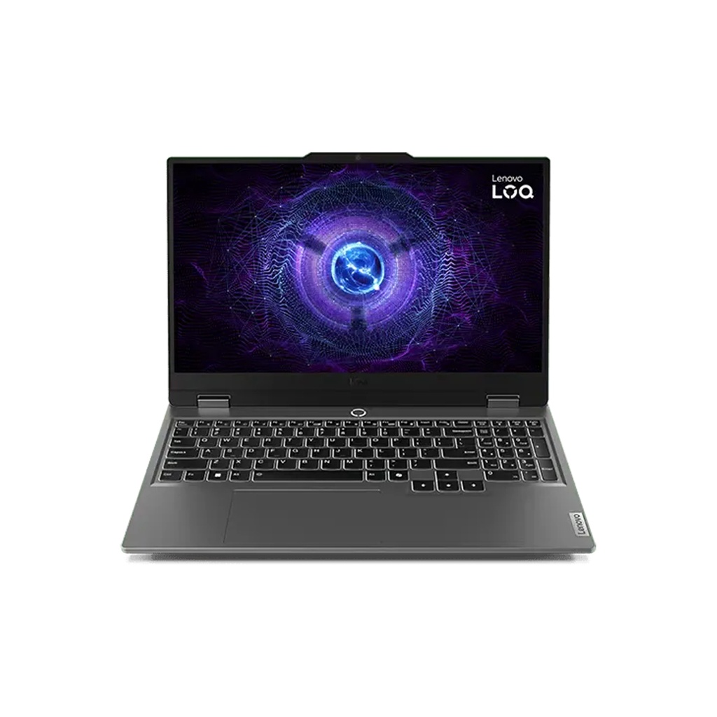 لاب توب لينوفو LOQ 15IRX9 للألعاب، معالج Intel Core i7-13650HX، ذاكرة وصول عشوائي 24 جيجابايت، قرص SSD 512 جيجابايت، بطاقة رسومات NVIDIA GeForce 8GB RTX 4060، شاشة 15.6 بوصة FHD 1920x1080، IPS، نظام التشغيل Windows 11 Home - رمادي {83DV00R5AD}