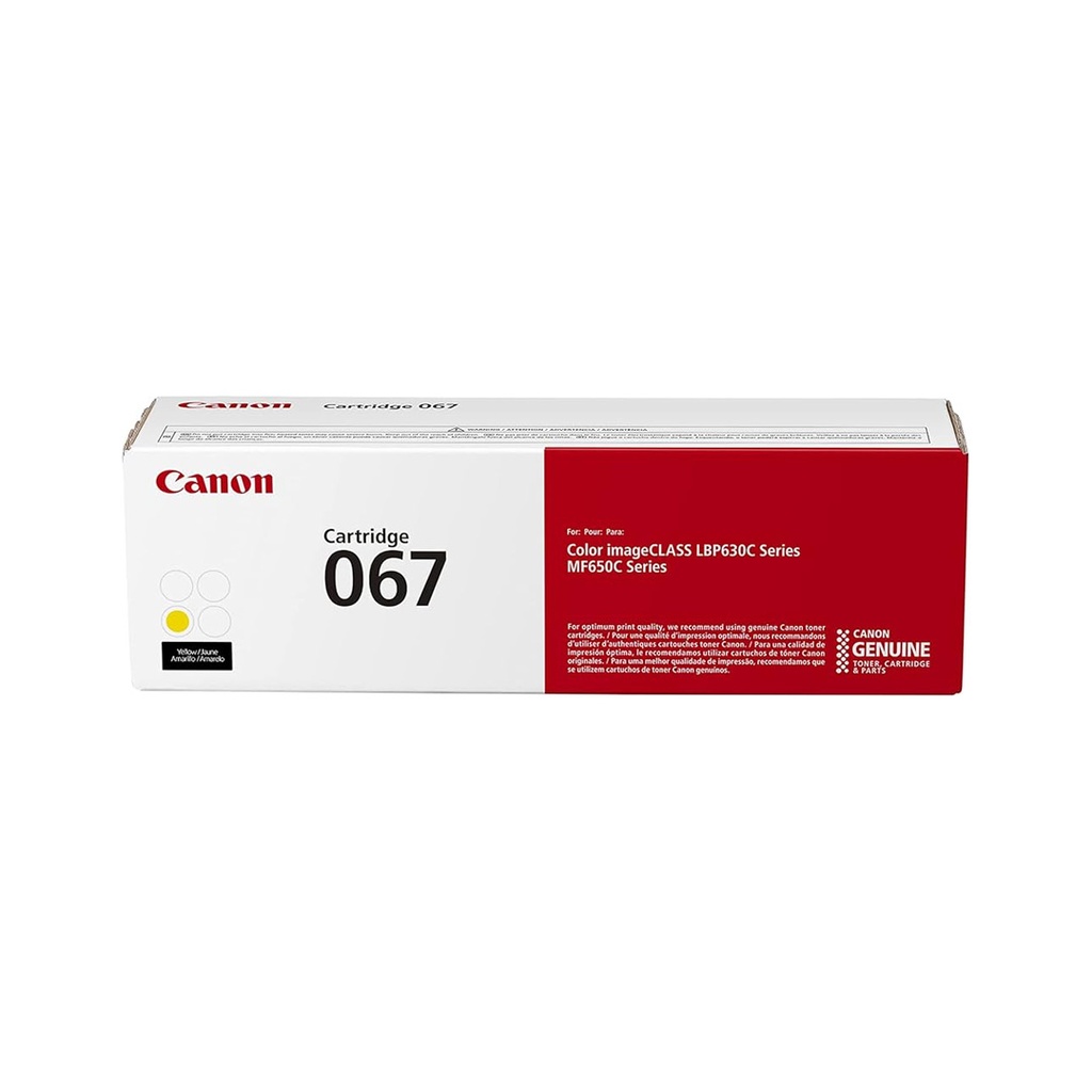 Canon 067 Yellow Toner Cartridge (5099C002AA)