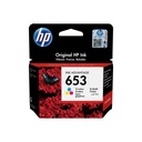 HP 653 Tri-Colour Original Ink Cartridge (3YM74AE)