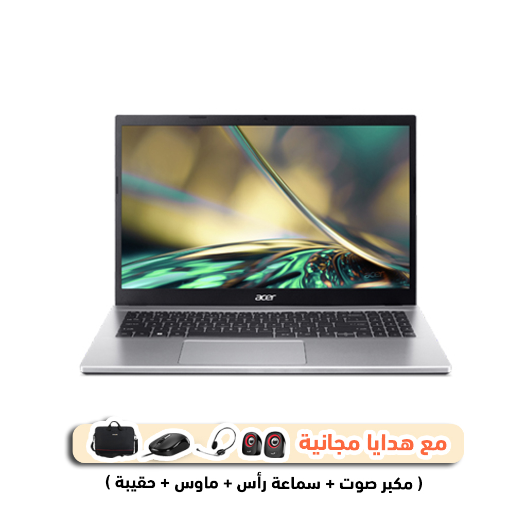 لابتوب ايسر اسباير 3 انتل كور i7 رام 8 جيجا فضي A315 -59 727C