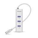 Honeywell Momentum Type-C To 4xUSB Port 3.0 Hub (HC000012/LAP/NPH/4U/WHT)
